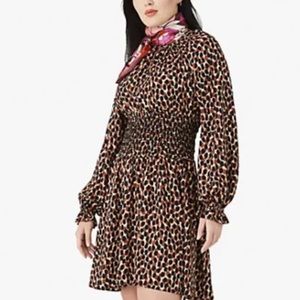 Kate Spade Dotty Leopard Spin Dress